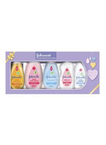 6 Piece Essentials Gift Box Of Baby Shampoo, Soft Lotion, Bath, Oil, Powder And Wipes 