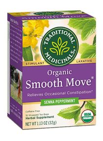 Organic Smooth Move Peppermint - 16 Tea Bags 