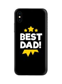 Snap Classic Series Best Dad Medal Printed Protective Case Cover For Apple iPhone Xs/X Black/White/Yellow 