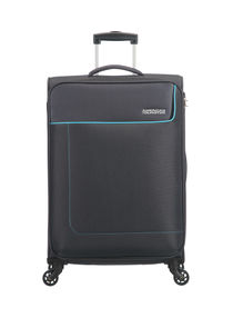 Jamaica Soft Large Luggage Check-InTrolley Bag Black 