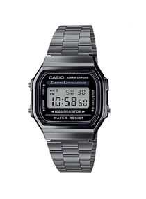 Stainless Steel Digital Wrist Watch A168WGG-1ADF - 33 mm - Grey 
