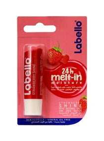 Lip Care, Moisturizing Lip Balm, Strawberry Shine, 4.8g 