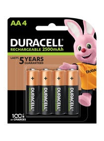 Rechargeable AA Batteries Multicolour 
