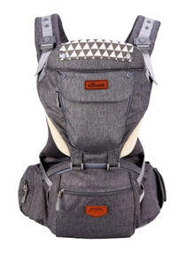 Kangaroo Style Ergonomic Baby Carrier - Grey 