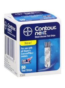 Contour Next Blood Glucose Test Strips - 50 Pieces 