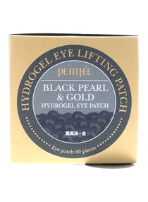 60-Sheet Black Pearl and Gold Hydrogel Eye Patch 1.4grams 