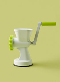 Meat Grinder - Manual - Kitchen Accessories - Kitchen Tools - White/Green 