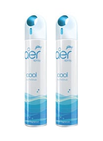 aer Air Freshener Spray Cool Surf Blue 300 ml   Pack of 2 Blue 