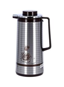 Double Glass Liner Vacuum Flask 1.9L Silver/Black 