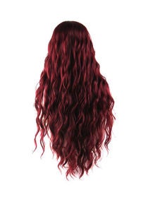 Long Wavy Hair Wig Red 70cm 