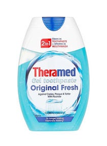 2-In-1 Original Fresh Toothpaste And Antibacterial Mouthwash Blue 75ml 