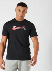 Running Short Sleeve T-Shirt Black 