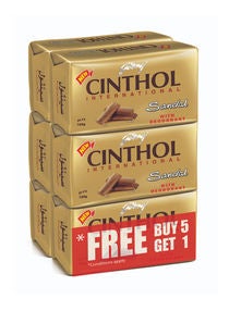 Bath Soap Sandal with Deodarant  Germ Protection 125g  Pack of 6 