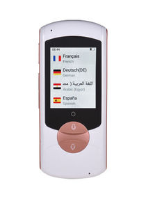 Portable Intelligent Language Translator Device White 