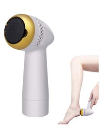 Portable Rechargeable Electric Foot Callus Remover White/Gold 16.8*10*5.1cm 