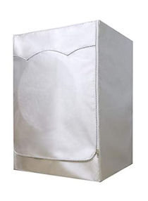 Coating Oxford Waterproof Washing Machine Cover Silver 58x65cm 