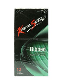Ribbed Condom 12 Pieces 