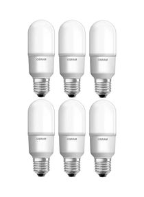 6-Piece LED Screw Lamp Bulb Pack Natural White 
