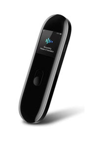 Portable AI Real-time Language Translator Support 73 Languages Black 