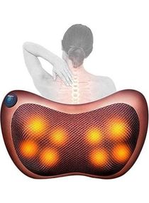 8 Roller Neck Back Shoulder Car & Home Pain Relief Pillow Massager 