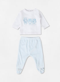 Baby Clothing Set (Set of 2) Light Blue 