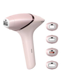 Lumea IPL 9000 Series Hair Removal Device BRI957/60 with 4 Pin Pink 