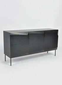 Buffet Table By In A Black Color - Size 150 X 45 X 80 - Cabinet For Storage 