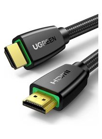 HDMI Cable 4K 1M HDMI 2.0 18Gbps High-Speed 4K@60Hz HDMI to HDMI Video Wire Ultra HD 3D 4K HDMI Cord Braided Compatible with MacBook Pro UHD TV Nintendo Switch Xbox PlayStation PS5/4 PC Laptop-5M Black 