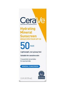 Hydrating Mineral Sunscreen Face Lotion 75ml 