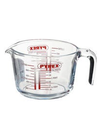 Glass Measuring Cup , 1 Liter , 2724678769684 Clear 1cm 