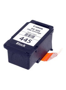 PG-445 Black Ink Cartridge, Black FINE Cartridge, Print up to 180 Pages, Clear & Sharp Text Black 