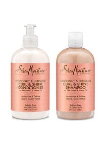 2-Piece Coconut And Hibiscus Curl Shampoo And Conditioner Set 13ounce 