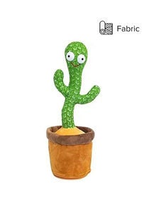 Electric Dancing, Singing, Recording Cactus Plush Toy With 60 English Songs For Kids 