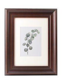 Wall Frames With Outer Frame Dark Brown Outer frame size--L31xH41 cm Photo size--5x7 inch 