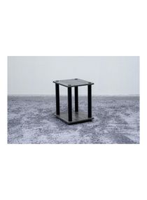 Enola End Table Beige/Black 35x30x40cm 