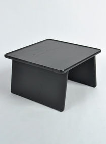 Coffee Table Used As Coffee Corner And Side Table In Black Wood - Size 56 X 56 X 33 