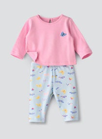 Printed Pyjama Set Multicolour 