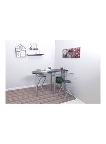 3-Piece Gupzy Breakfast Table And Chair Set Multicolour 120x40x792cm 