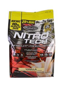 Nitro Tech Whey Isolate Protein Vanilla 4.54kg 