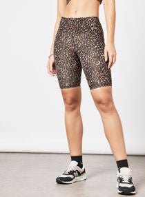 Logo Sports Shorts Brown 