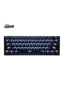 RK61 61-Key White Backlight Bluetooth/2.4G Wireless/USB Wired Three Modes Tablet Computer Mobile Office Gaming  Keyboard 