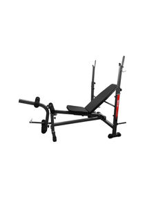 SWB-65 Adjustable Weight Bench for Full Body Workout - Heavy-duty Exercise Bench - Foldable Flat/Incline/Decline - Multifunction (5 exercises) - for Home Gym 
