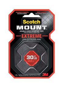 Scotch Extreme Mounting Tape Red/Black 