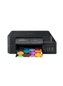 Wireless All In One Ink Tank Printer, DCP-T520W, Mobile & Cloud Print And Scan, High Yield Ink Bottles Black 