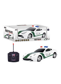 Remote Control Fast Police Car 1/18 30x10.9x13.9cm 