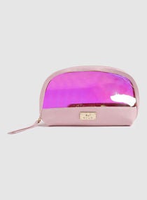 Holographic Makeup Bag Pink 
