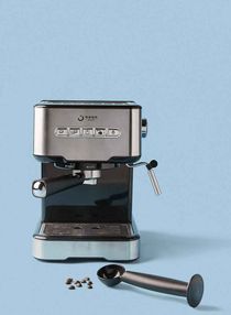 Espresso Coffee Machine - 15 Bar 850 W With High Pressure 1.5 Liter Black/Silver 