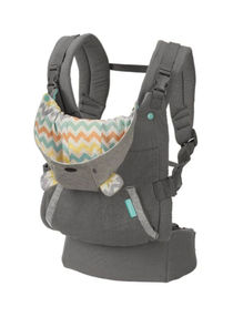 Cuddle Up Ergonomic Hoodie Baby Carrier With Removable Canopy, Grey - IN005331 