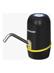 Rechargeable Water Bottle Dispenser Pump Black/Yellow 