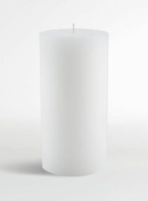 4-Piece Unscented Wax Pillar Candles Set 525g Unique Luxury Quality Product For The Perfect Stylish Home White 3 x 5.5inch 